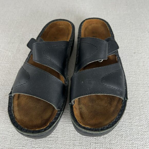 Naot Black Leather Comfort Sandals Women 39 US 8 Adjustable  display picture 2